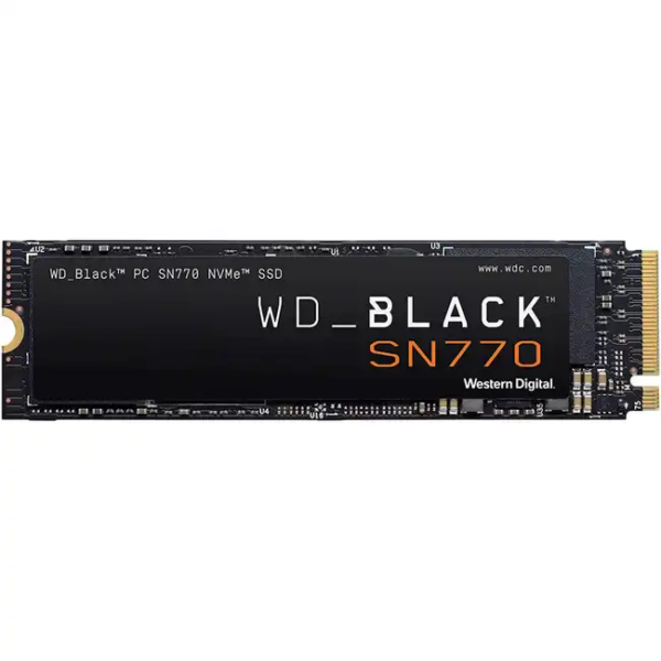 Внутренний жесткий диск Western Digital BLACK SN770 WDS500G3X0E (SSD (твердотельные), 500 ГБ, M.2, PCIe)