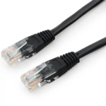 Патч-корд Cablexpert UTP 5e-Cat 20 m чёрный PP12-20M/BK