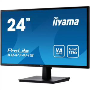 Монитор IIYAMA X2474HS-B2 (23.6 ", VA, FHD 1920x1080 (16:9), 75 Гц)