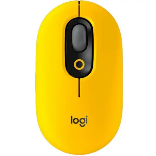 Мышь Logitech POP Mouse with Emoji Yellow 910-006546 (Имиджевая, Беспроводная)