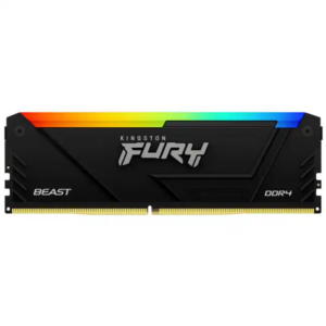 ОЗУ Kingston FURY Beast Black RGB XMP KF432C16BB2A/16 (DIMM, DDR4, 16 Гб, 3200 МГц)