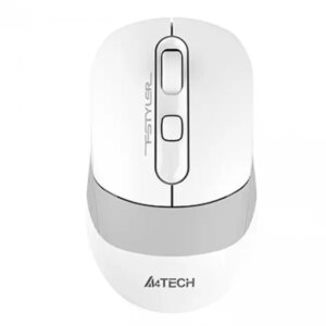 Мышь A4Tech Fstyler FB10CS-Grayish White (Бюджетная, Беспроводная)