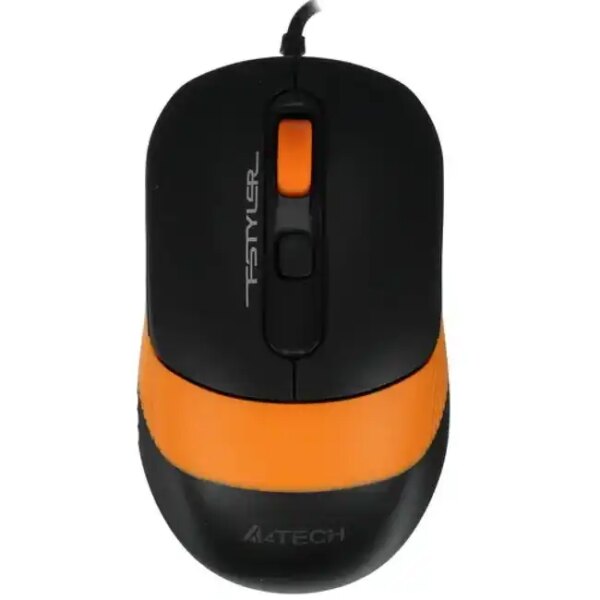 Мышь A4Tech FM10 ORANGE (Бюджетная, Проводная)