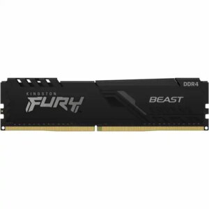 ОЗУ Kingston FURY Beast Black Gaming Memory KF432C16BB/16 (DIMM, DDR4, 16 Гб, 3200 МГц)