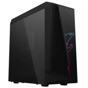 Корпус Gigabyte AORUS C450 GLASS Black AC450G Black (Игровые, Midi-Tower)