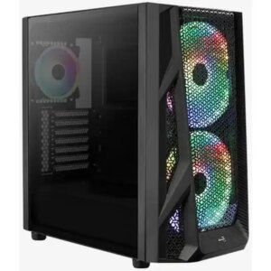 Корпус Aerocool AirHawk Duo Black Duo-G-BK-v1 (Игровые, Midi-Tower)
