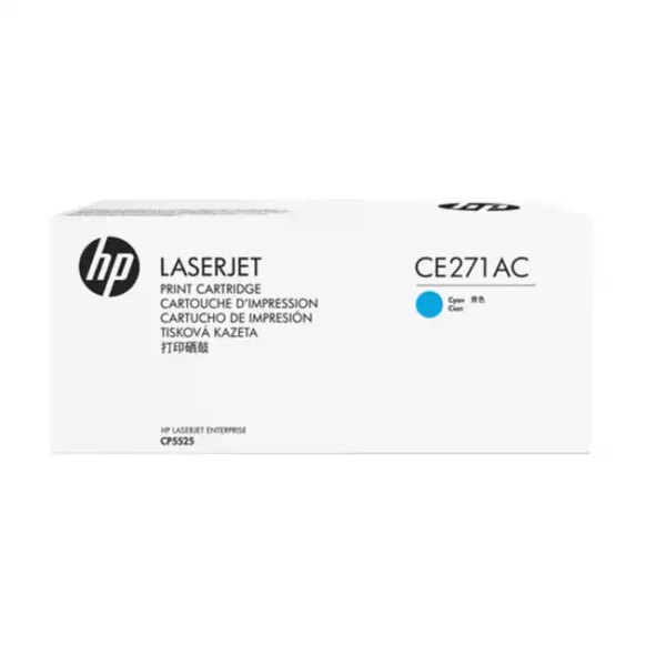 Тонер HP 650A CE271AC Blue