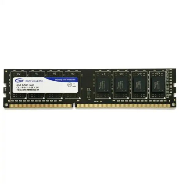 ОЗУ Team Group DDR3 8Gb 1600MHz DDR3 TED38G1600C1101 (DIMM, DDR3, 8 Гб, 1600 МГц)