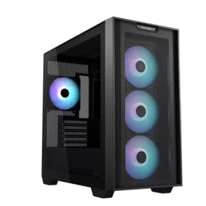 Корпус Asus A21 PLUS TG ARGB Black (Игровые, Midi-Tower)